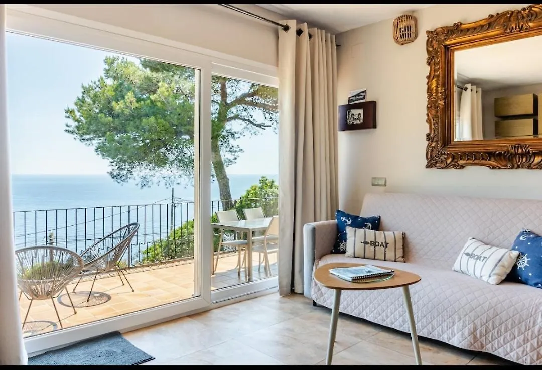 Apartamento Sol y Mar 1-Maison jumelée avec terrasse, piscine et parking communautaire, surplomb de mer Begur